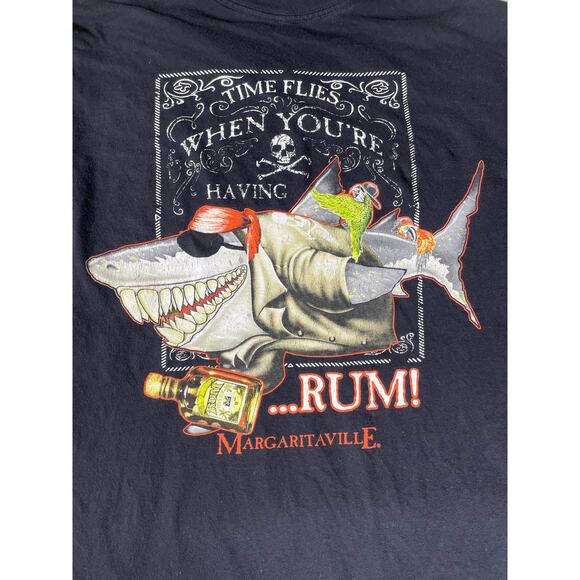 Margaritaville Hollywood Graphic T-Shirt Shark Rum XXL - Picture 6 of 7